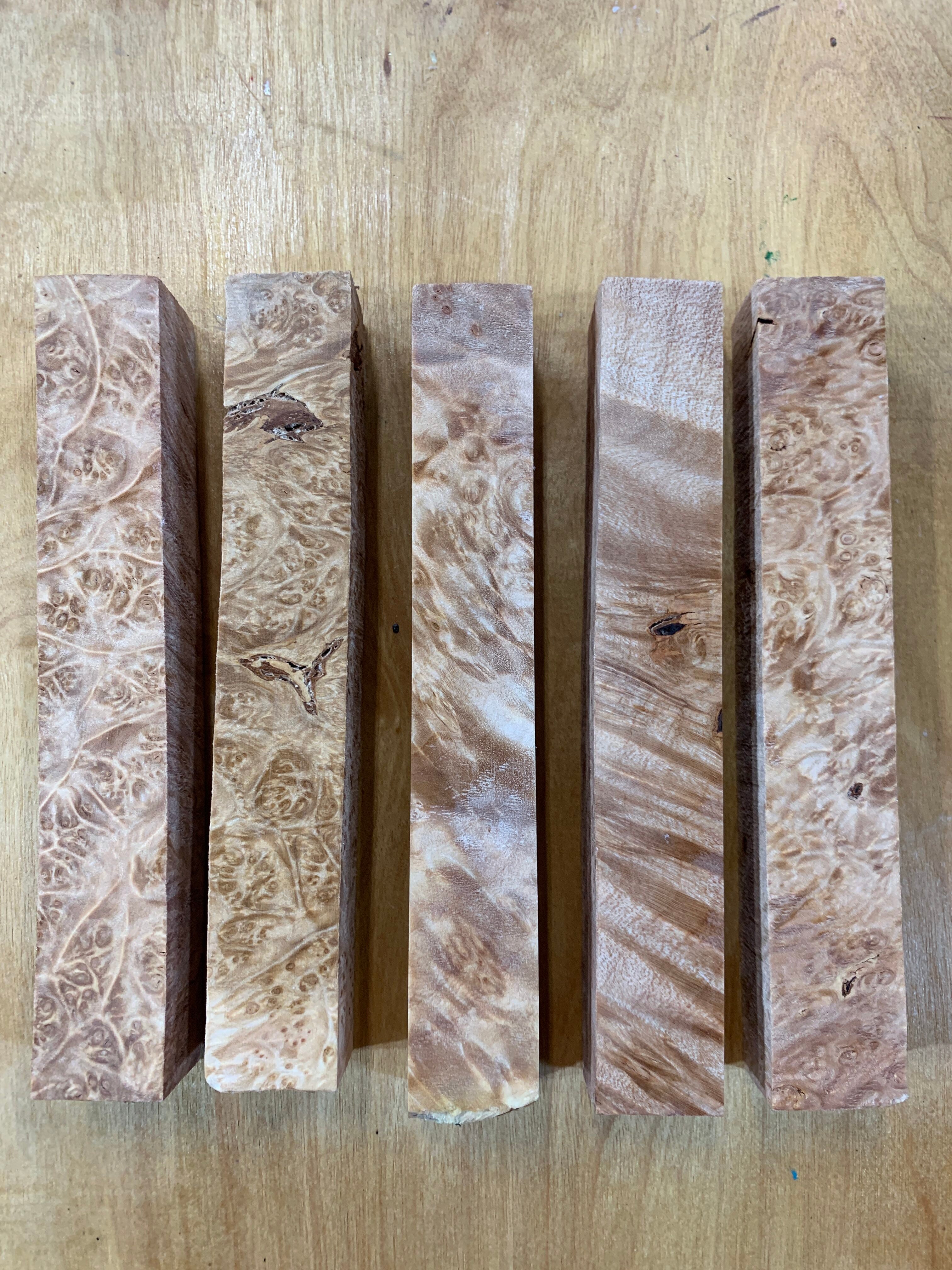 Stabilized Maple Burl Pen Blank