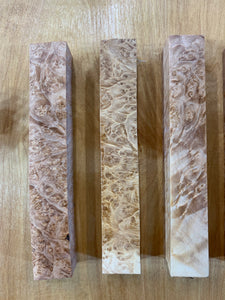 Stabilized Maple Burl Pen Blank