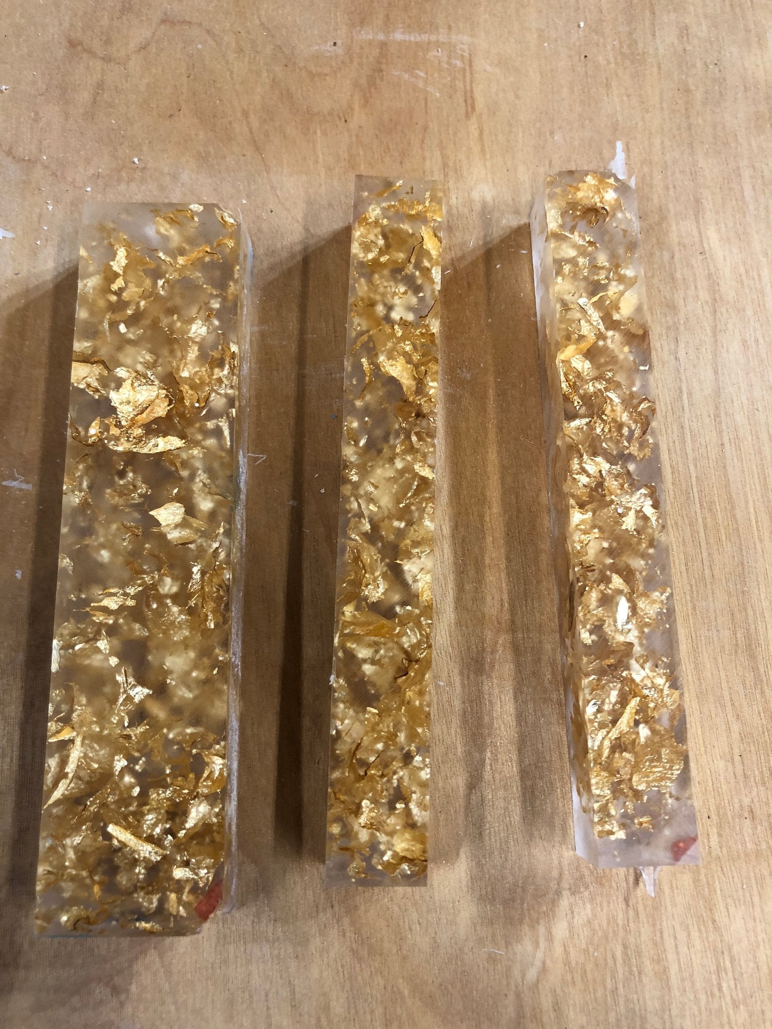 Gold Leaf or Silver Leaf Alumilite Pen Blanks – Wine Country Woodworks