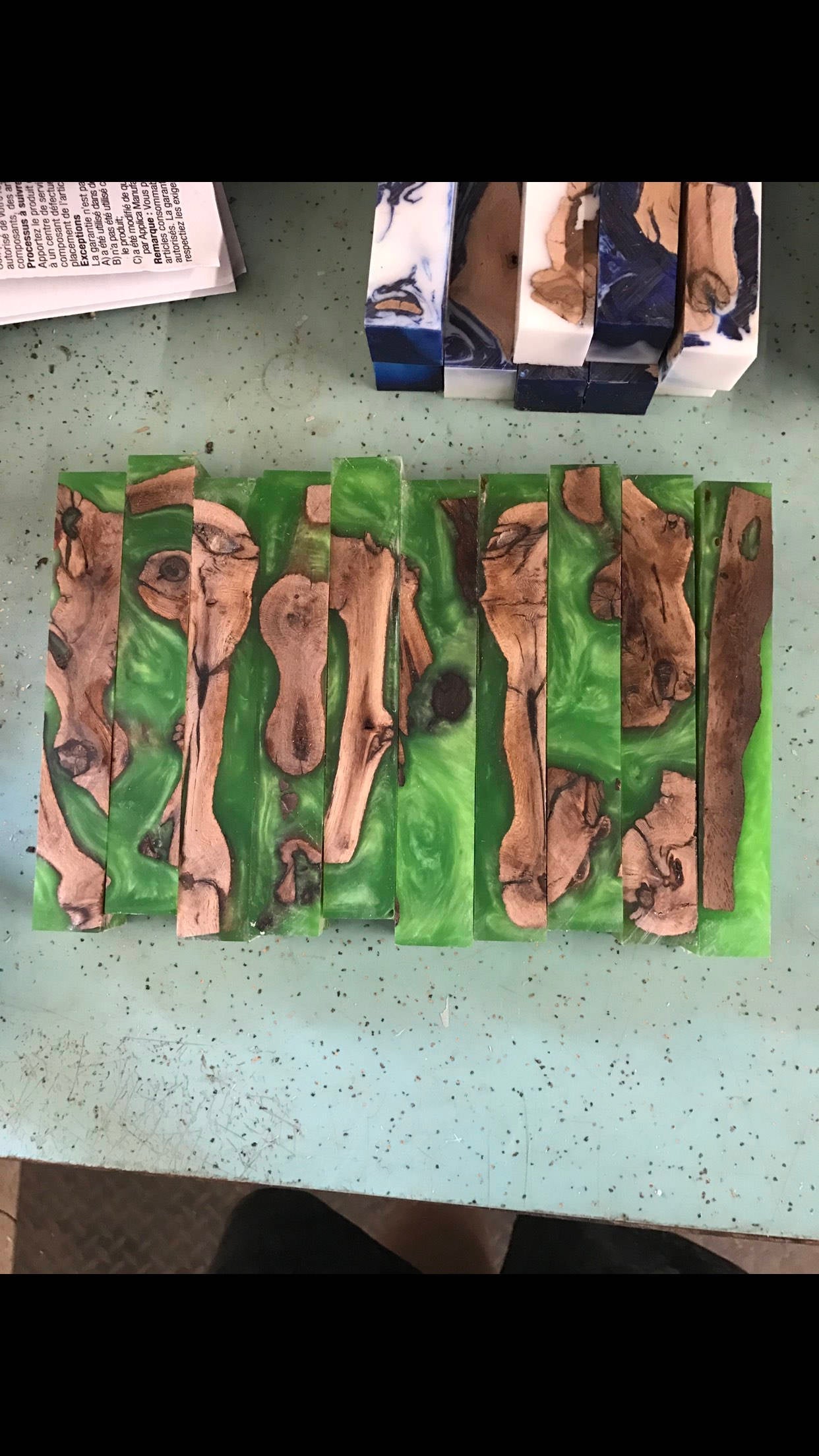 Grapevine&Alumilite Worthless Wood Hybrid Pen Blanks
